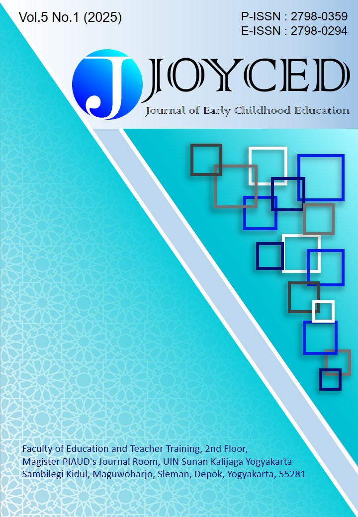 					View Vol. 5 No. 1 (2025): JOYCED : Journal of Early Childhood Education
				